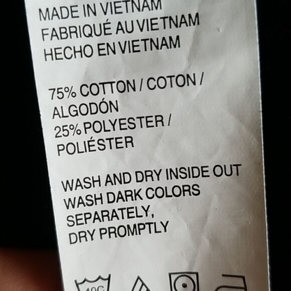 VAN HEUSEN FLEX BLUE LONG SLEEVE CASUAL POLO - Picture 6 of 6